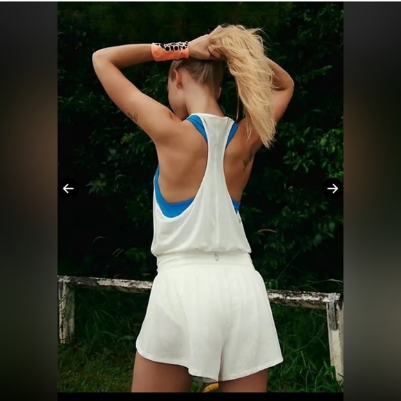 New Free People Movement Light As Air Runsie White NWOT Medium - Picture 4 of 11